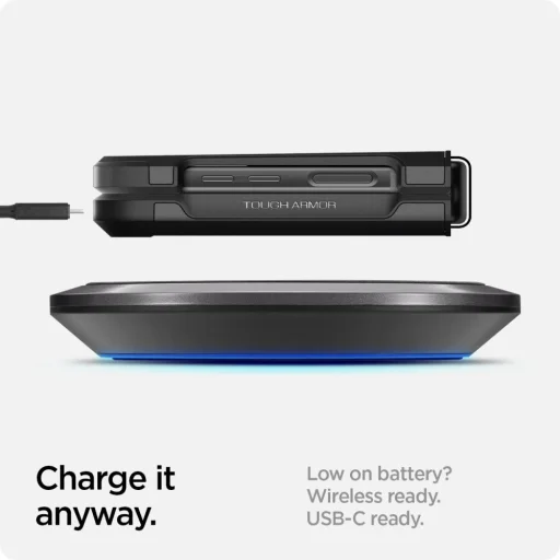 Samsung Galaxy Z Flip 4 Spigen Tough Armor tok fekte - 2