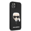 iPhone 13 Karl Lagerfeld KLHMP13MSLKHBK Karl Head MagSafe szilikon tok fekete thumbnail