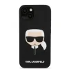 iPhone 13 Karl Lagerfeld KLHMP13MSLKHBK Karl Head MagSafe szilikon tok fekete thumbnail