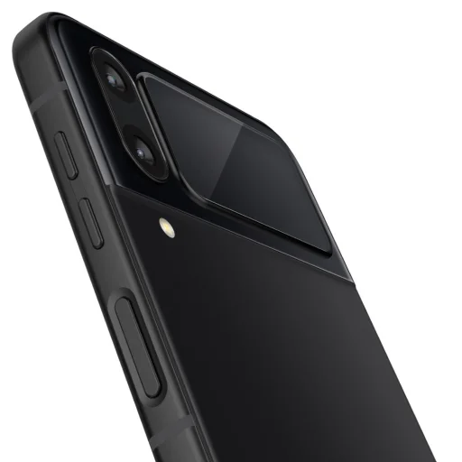 Samsung Galaxy Z FLIP 4 Spigen Kijelzővédő FóliaFC ''EZ FIT'' + Hinge Film 2 db fekete (AGL05321) - 3