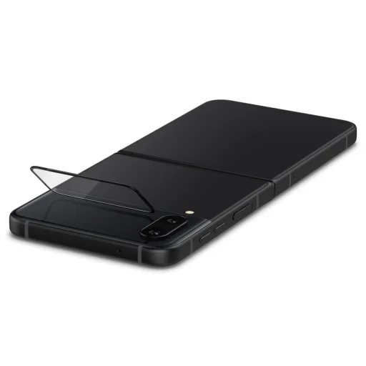 Samsung Galaxy Z FLIP 4 Spigen Kijelzővédő FóliaFC ''EZ FIT'' + Hinge Film 2 db fekete (AGL05321) - 4