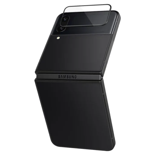 Samsung Galaxy Z FLIP 4 Spigen Kijelzővédő FóliaFC ''EZ FIT'' + Hinge Film 2 db fekete (AGL05321) - 2