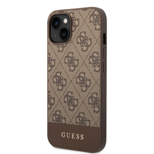 iPhone 14 Plus Guess 4G Stripe tok barna (GUHCP14MG4GLBR) - 1