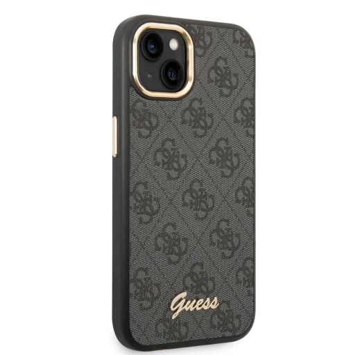 iPhone 14 Guess PC/TPU 4G Metal Camera Outline tok fekete (GUHCP14SHG4SHK) - 4