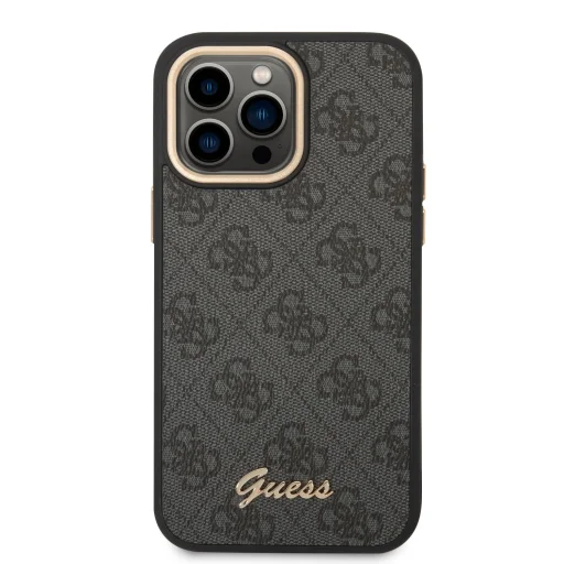 iPhone 14 Pro Max Guess PC/TPU 4G Metal Camera Outline tok fekete (GUHCP14XHG4SHK) - 3