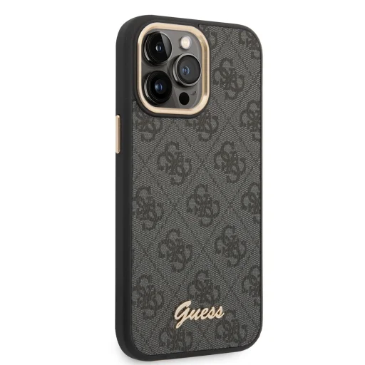 iPhone 14 Pro Max Guess PC/TPU 4G Metal Camera Outline tok fekete (GUHCP14XHG4SHK) - 5