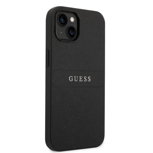 iPhone 14 Plus Guess PU Leather Saffiano tok fekete (GUHCP14MPSASBBK) - 5