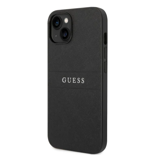 iPhone 14 Plus Guess PU Leather Saffiano tok fekete (GUHCP14MPSASBBK) - 1