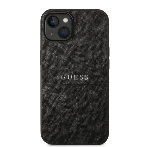 iPhone 14 Plus Guess PU Leather Saffiano tok fekete (GUHCP14MPSASBBK) - 3