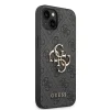 iPhone 14 Guess PU 4G Metal Logo tok szürke (GUHCP14S4GMGGR) thumbnail