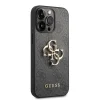 iPhone 14 Pro Guess PU 4G Metal Logo tok szürke (GUHCP14L4GMGGR) thumbnail