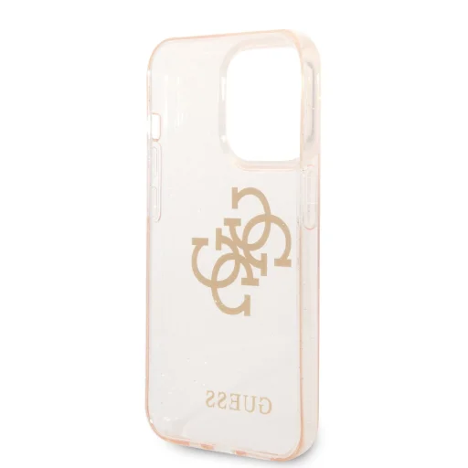 iPhone 14 Pro Guess Big 4G Glitter tok arany (GUHCP14LPCUGL4GGO) - 3