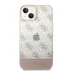 iPhone 14 Guess PC/TPU Peony Glitter Script Logo tok rózsaszín (GUHCP14SHG4MHP) thumbnail