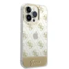 iPhone 14 Pro Guess PC/TPU Peony Glitter Script Logo tok arany (GUHCP14LHG4MHG) - 5