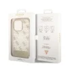 iPhone 14 Pro Guess PC/TPU Peony Glitter Script Logo tok arany (GUHCP14LHG4MHG) - 2