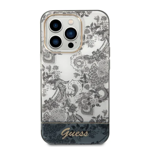 iPhone 14 Pro Guess PC/TPU Toile De Jouy tok szürke (GUHCP14LHGPLHG) - 6