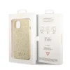 iPhone 14 Guess PC/TPU Glitter Flakes Metal Logo tok arany (GUHCP14SHGGSHD) thumbnail