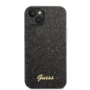 iPhone 14 Plus Guess PC/TPU Glitter Flakes Metal Logo tok fekete (GUHCP14MHGGSHK) - 2