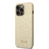 iPhone 14 Pro Guess PC/TPU Glitter Flakes Metal Logo tok arany (GUHCP14LHGGSHD) thumbnail