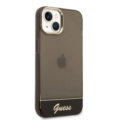 iPhone 14 Guess PC/TPU Camera Outline Translucent tok fekete (GUHCP14SHGCOK) - 2