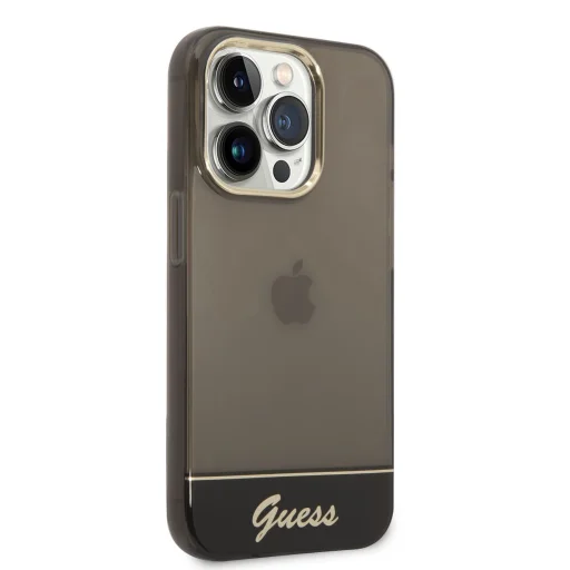 iPhone 14 Pro Guess PC/TPU Camera Outline Translucent tok fekete (GUHCP14LHGCOK) - 3