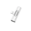 Borofone audio adapter BV7 Lightning - Lightning + 3.5 mm jack fehér thumbnail