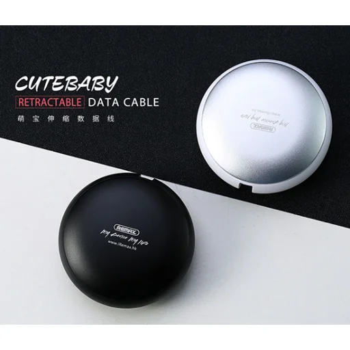 Remax CuteBaby RC-099T 2 az 1-ben USB-micro USB + Lightning kábel 1m fehér - 3