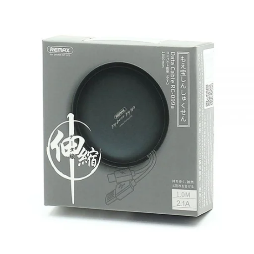 Remax CuteBaby RC-099T 2 az 1-ben USB-micro USB + Lightning kábel 1m fekete - 8