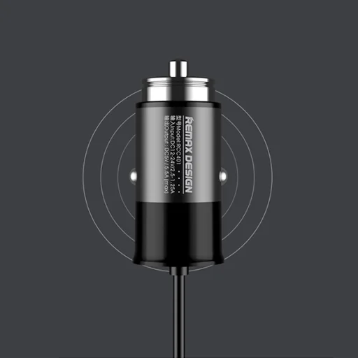 Remax Rhea RCC-401 autós töltő USB + 3x USB 5.5 A fekete - 2