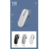 Remax Bluetooth vezeték nélküli headset RB-T28 Multi point + EDR fehér thumbnail