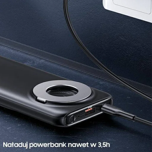 USAMS Powerbank PB62 10000mAh 20W QC3.0+PD mágneses, vezeték nélküli gyorstöltéssel fehér (US-CD171) - 3