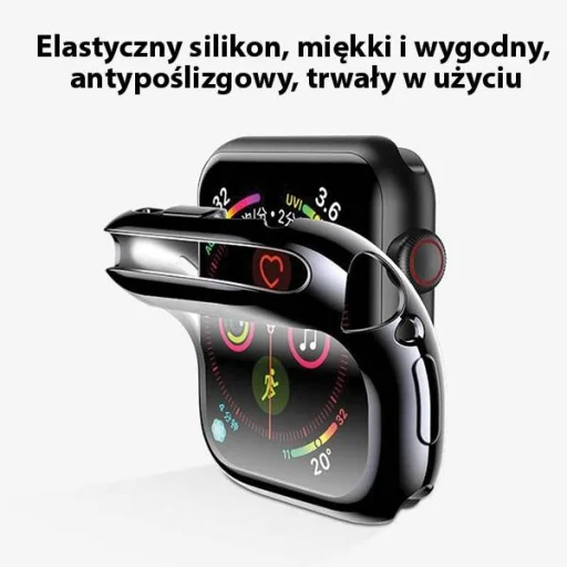 Apple Watch 4/5/6/SE 44 mm USAMS tok fekete - 7