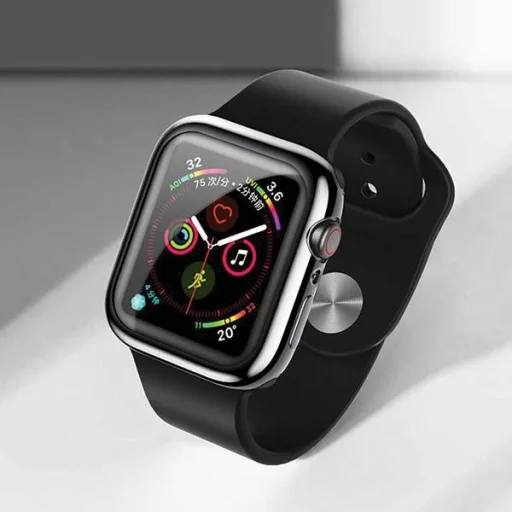 Apple Watch 4/5/6/SE 44 mm USAMS tok fekete - 8