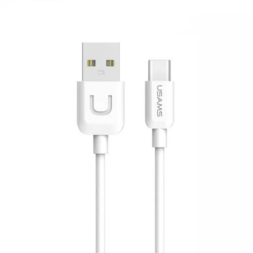 USAMS U-alakú USB-C kábel 2A 1m fehér - 1