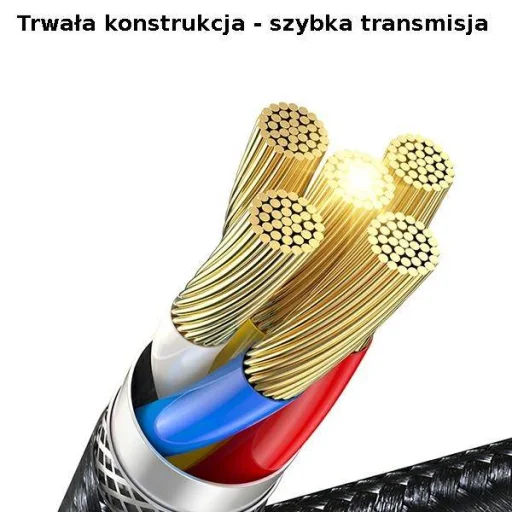 USAMS U71 USB-C - Lightning kábel 20W gyorstöltéssel 3m fekete - 8