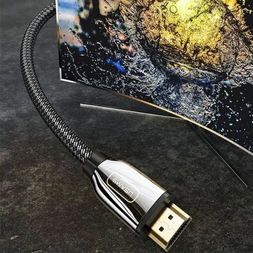 USAMS U67 HDMI-HDMI kábel 2.1 2m 8K Ultra HD fekete (US-SJ497) - 9