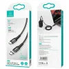 USAMS U58 mágneses USB-C - USB-C töltőkábel 100 W PD gyorstöltés 5A, 1,5 m fekete (US-SJ466) thumbnail
