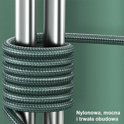 USAMS U55 mikro USB fonott kábel 2A 1m zöld (US-SJ450) - 2