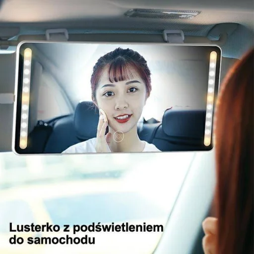 USAMS tükör LED lámpával autóhoz fehér (US-ZB175) - 2