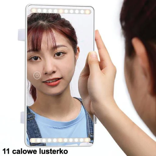 USAMS tükör LED lámpával autóhoz fehér (US-ZB175) - 5