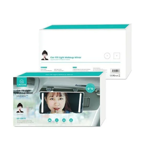USAMS tükör LED lámpával autóhoz fehér (US-ZB175) - 8