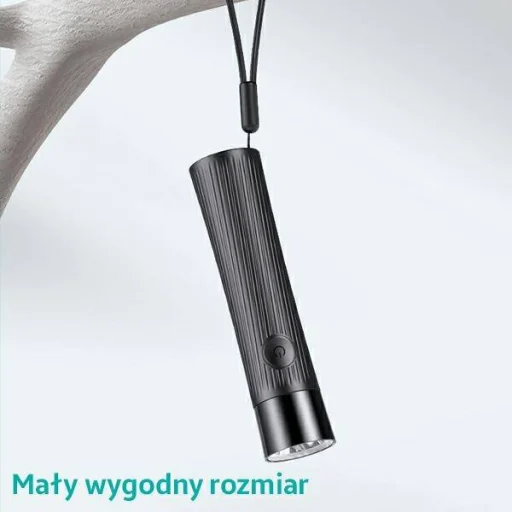 USAMS Powerbank + LED zseblámpa 4000mAh fekete (US-CD166) - 8