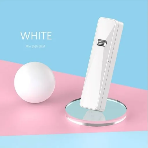 USAMS Selfiebot Mini Wire Light 3.5mm jack fehér (US-ZB051) - 3