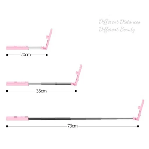 USAMS Selfiebot Mini Wire Light 3.5mm jack fehér (US-ZB051) - 2