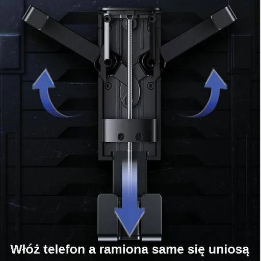 USAMS Gravitációs autós telefontartó szellőzőrácshoz fekete (US-ZJ058) - 9