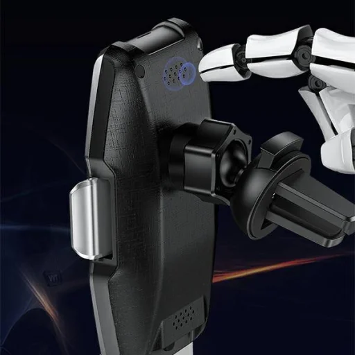 USAMS Zenya indukciós automata autós tartó US-CD134 15W szellőzőrácshoz szürke (CD134ZJ02) - 3