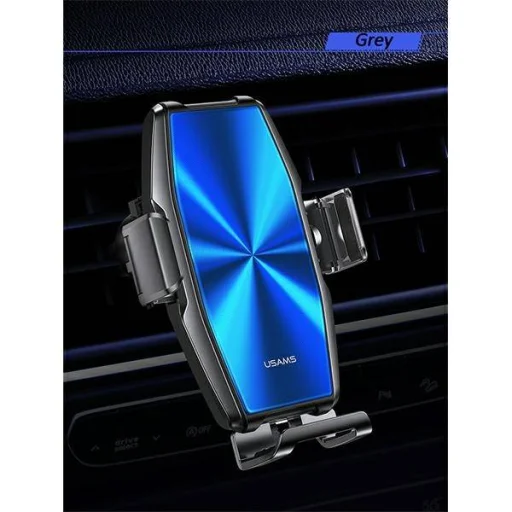 USAMS Zenya indukciós automata autós tartó US-CD134 15W szellőzőrácshoz szürke (CD134ZJ02) - 5