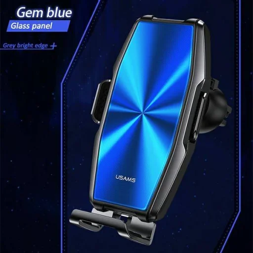 USAMS Zenya indukciós automata autós tartó US-CD134 15W szellőzőrácshoz szürke (CD134ZJ02) - 2