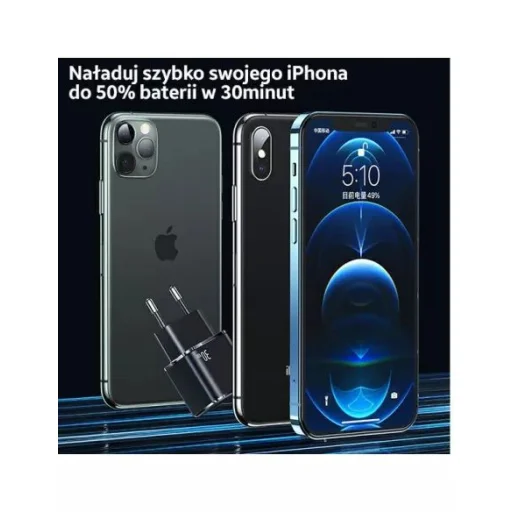 USAMS T45 mini hálózati töltő adapter  1xUSB-C 30 W PD3.0 Gyorstöltés fehér (US-CC148) - 8