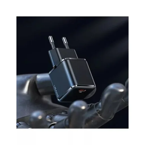 USAMS T45 mini hálózati töltő adapter  1xUSB-C 30 W PD3.0 Gyorstöltés fehér (US-CC148) - 6